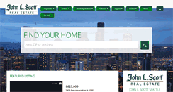 Desktop Screenshot of johnlscotthometeam.com